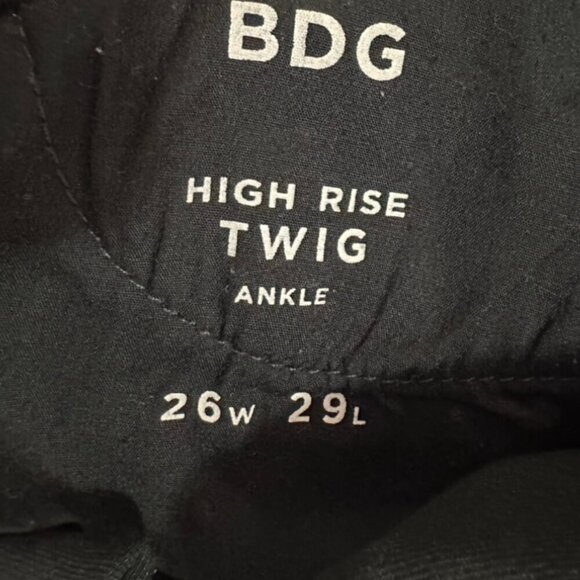 Urban Outfitters BDG Colorblock Patchwork High Rise Twig Ankle Jeans 26W…​​ - Picture 6 of 7